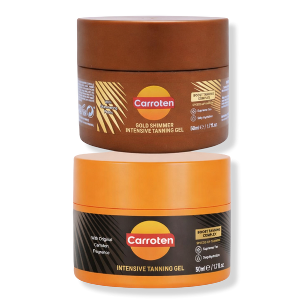 Carroten Intensive + Gold Shimmer Tanning Gel Mini 2-Pack #1