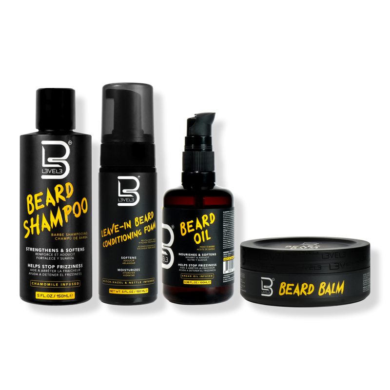 L3VEL3 - Beard Care System – Complete Grooming & Conditioning Kit