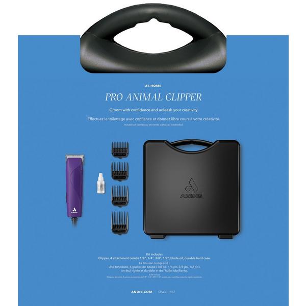 Andis Pro-Animal 7-Piece Detachable Blade Clipper Kit #6