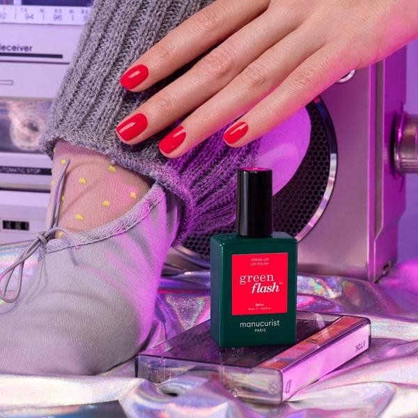 Manucurist Green Flash LED Gel Nail Polish, Non-Toxic Nail Polish #5