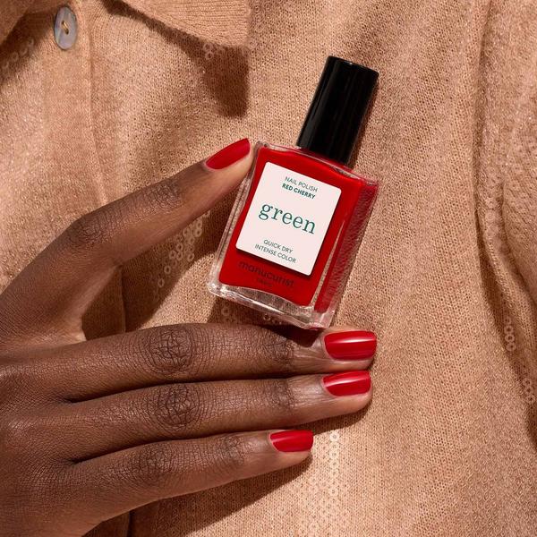 Manucurist Green Nail Polish, Quick Dry, Non-Toxic Nail Polish with Gel-Like Finish #5