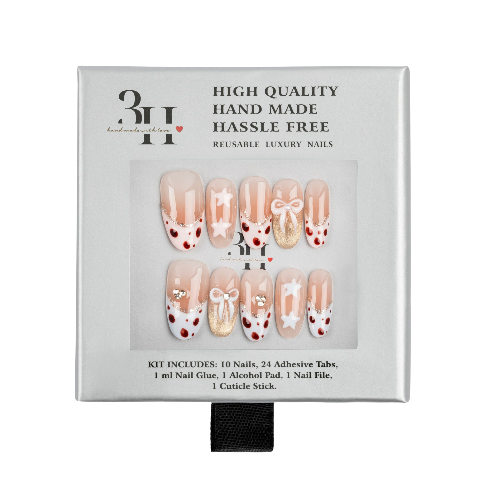 3H Nails Starlet Handmade Press-On Nails #1