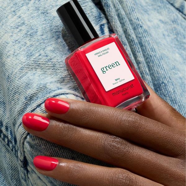 Manucurist Green Nail Polish, Quick Dry, Non-Toxic Nail Polish with Gel-Like Finish #4