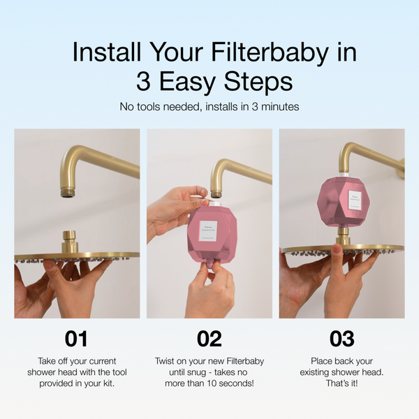 FilterBaby Diamond Series Shower Filter #8