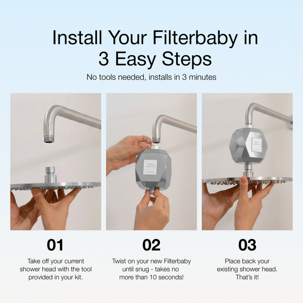 FilterBaby Diamond Series Shower Filter #8