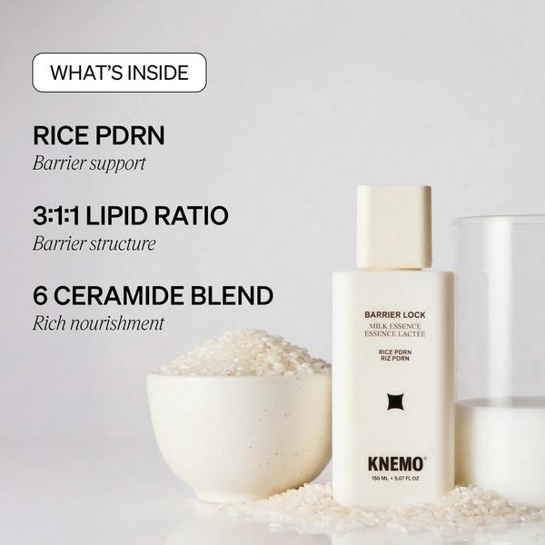 Knemo BARRIER LOCK Rice PDRN Milk Essence #3