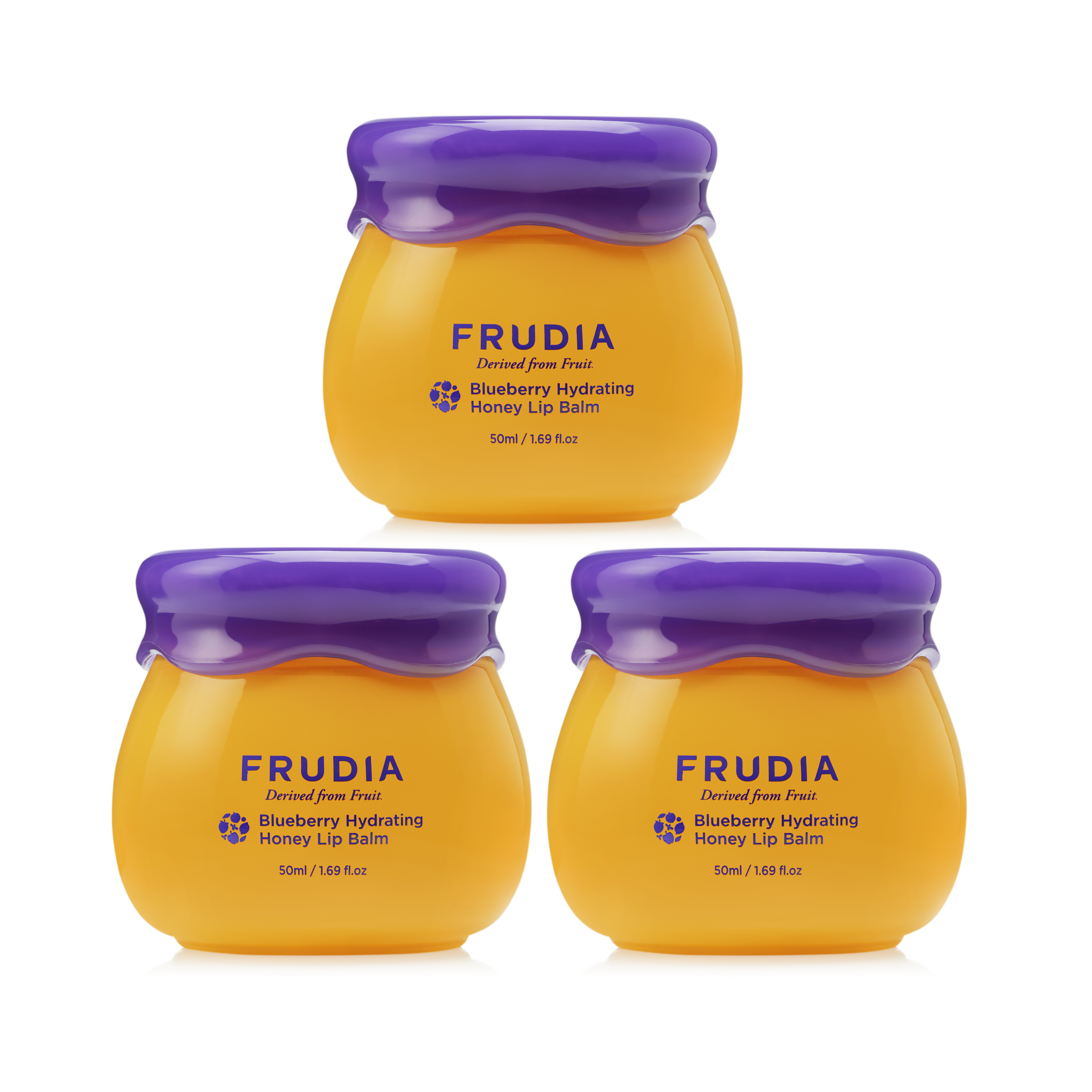 FRUDIA Blueberry Hydrating Honey Lip Balm 3-Pack #1