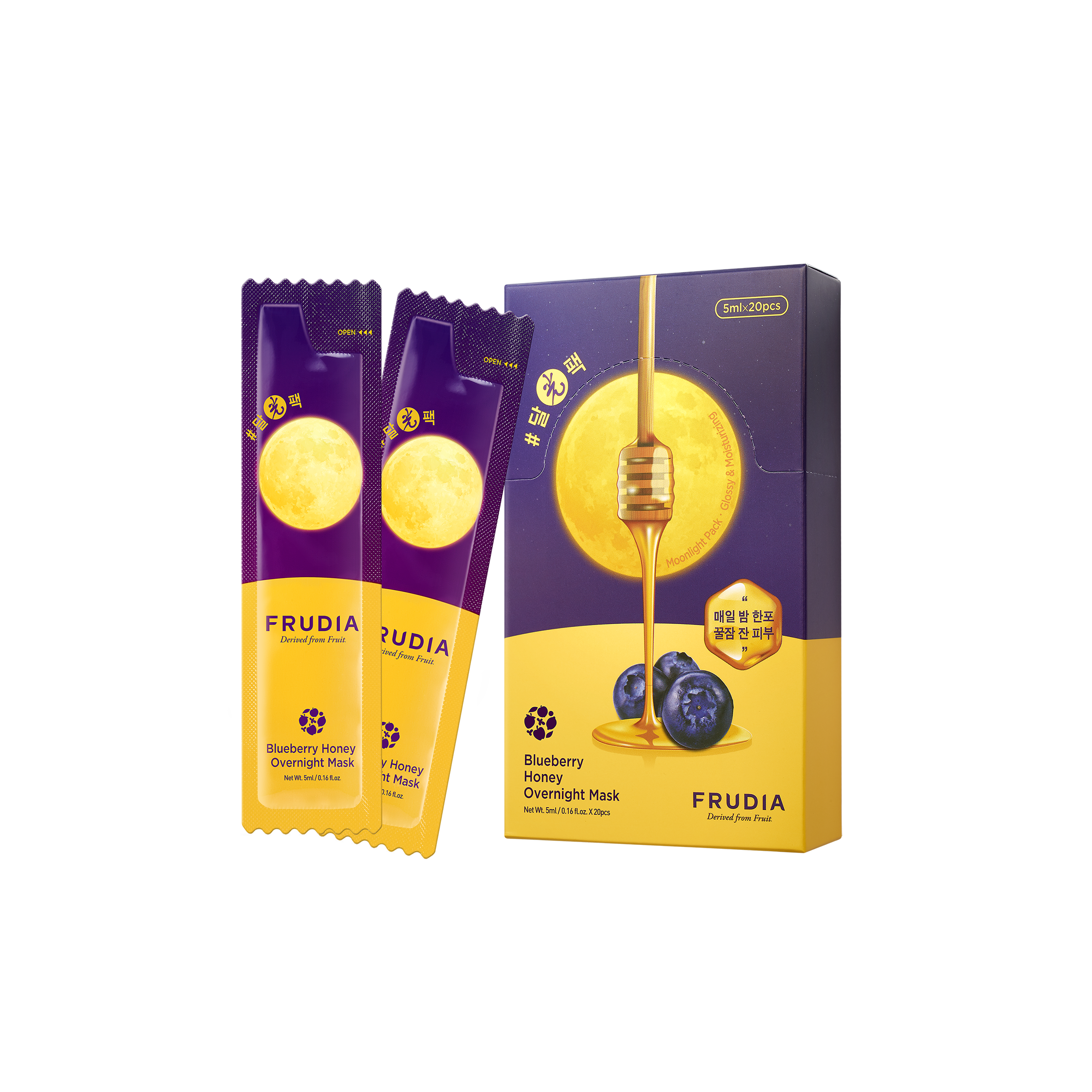 FRUDIA Blueberry Honey Overnight Mask 20-Pack #1