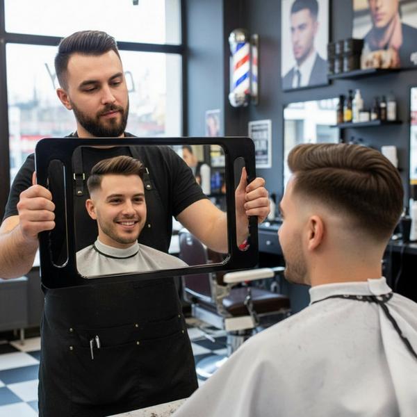 BarberMate Heavy Duty Plastic Tray Mirror #5