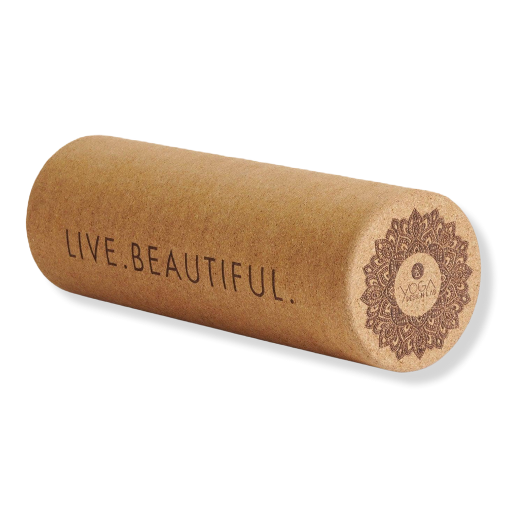 Yoga Design Lab Yoga Cork Roller - Mandala Tonal