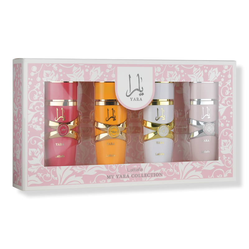 香水4点セット Maison Asrar ,Lattafa,KARRI Lattafa - My Yara Collection 4 Piece Gift Set | Ulta Beauty