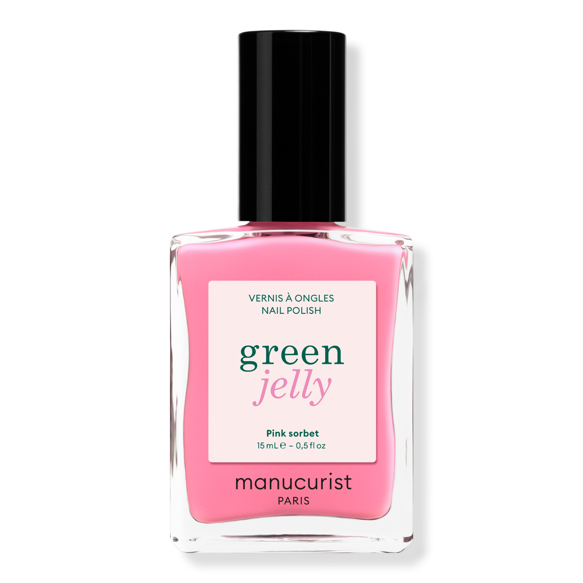 Manucurist Green Jelly Nail Polish, Quick Dry, Non-Toxic Nail Polish with Gel-Like Finish #1