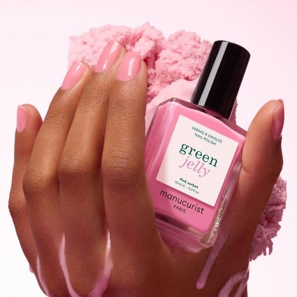 Manucurist Green Jelly Nail Polish, Quick Dry, Non-Toxic Nail Polish with Gel-Like Finish #3