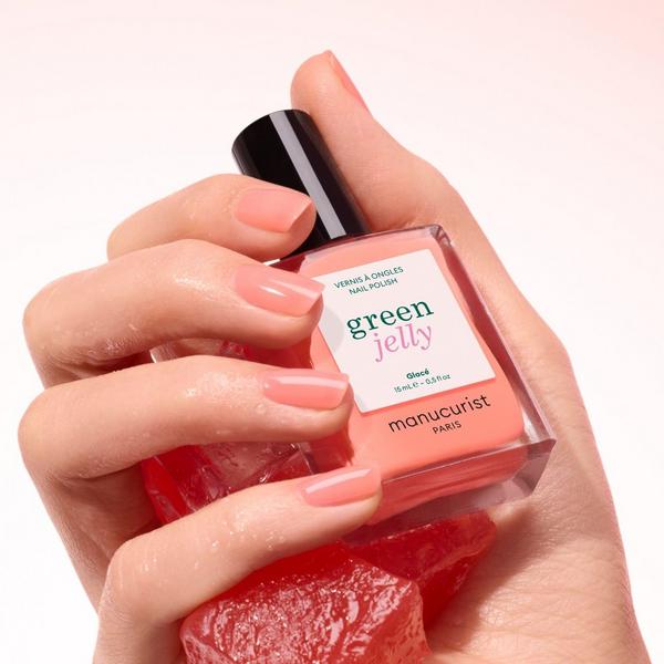 Manucurist Green Jelly Nail Polish, Quick Dry, Non-Toxic Nail Polish with Gel-Like Finish #3