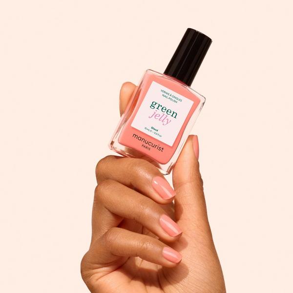 Manucurist Green Jelly Nail Polish, Quick Dry, Non-Toxic Nail Polish with Gel-Like Finish #6