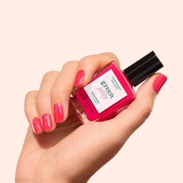 Manucurist Green Jelly Nail Polish, Quick Dry, Non-Toxic Nail Polish with Gel-Like Finish #6