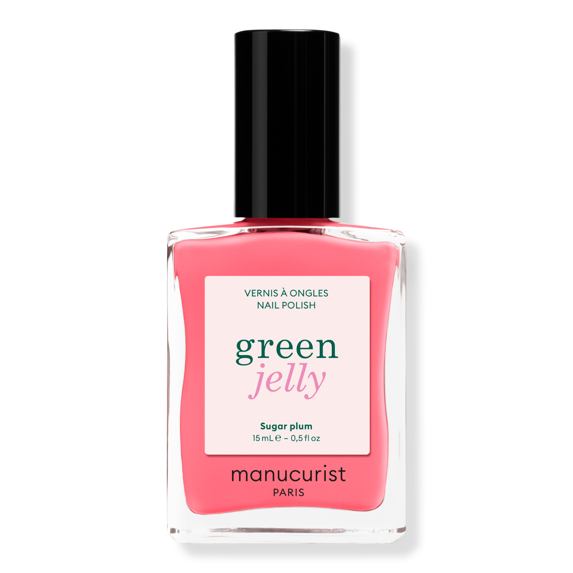Manucurist Green Jelly Nail Polish, Quick Dry, Non-Toxic Nail Polish with Gel-Like Finish #1