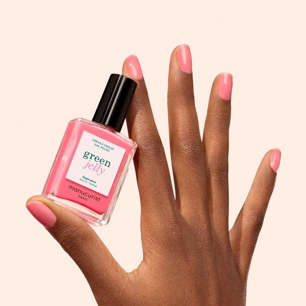 Manucurist Green Jelly Nail Polish, Quick Dry, Non-Toxic Nail Polish with Gel-Like Finish #6