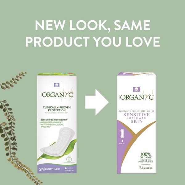 Organyc 100% Certified Organic Cotton Panty Liner, Flat #2