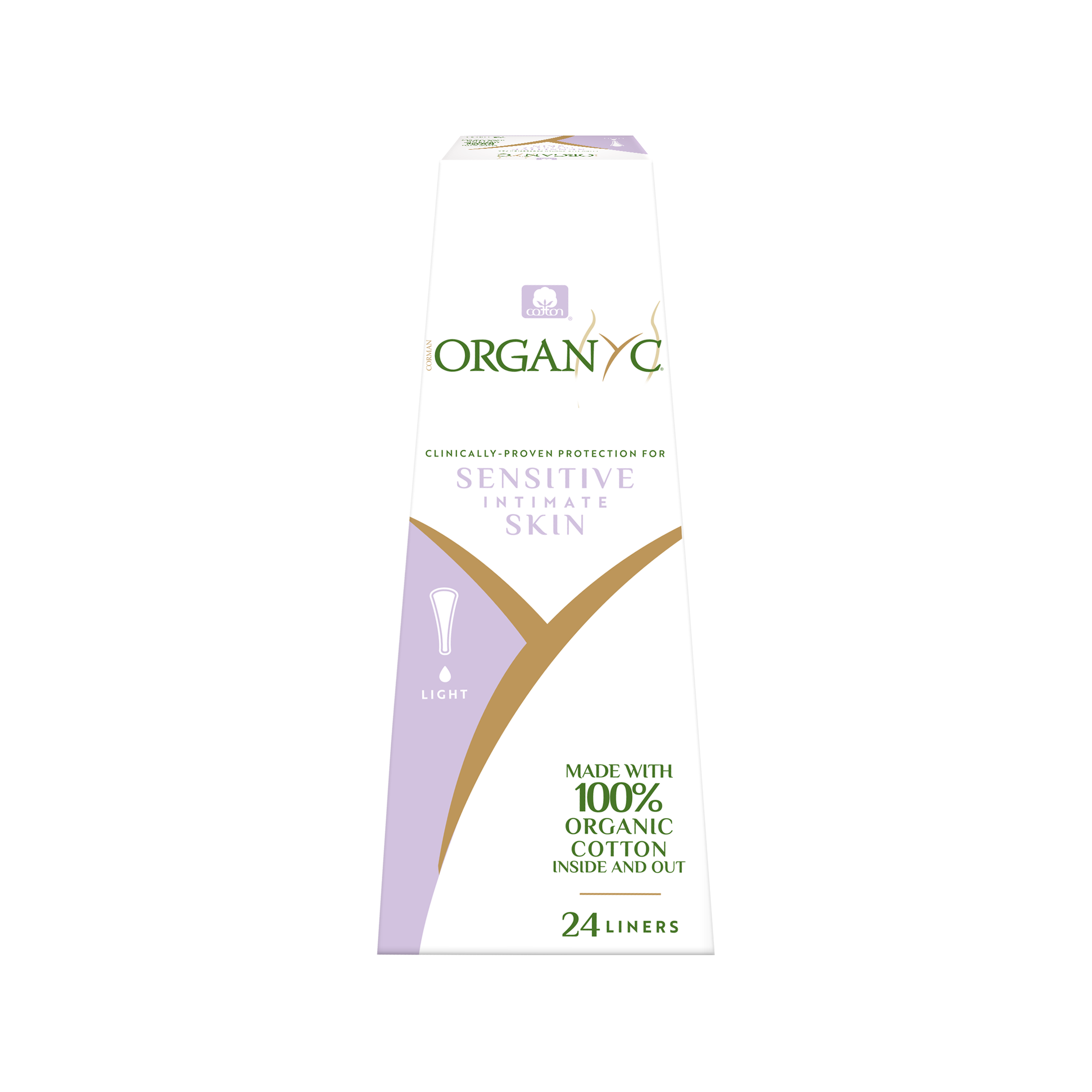 Organyc 100% Certified Organic Cotton Thong Panty Liners, Ultra Thin #1
