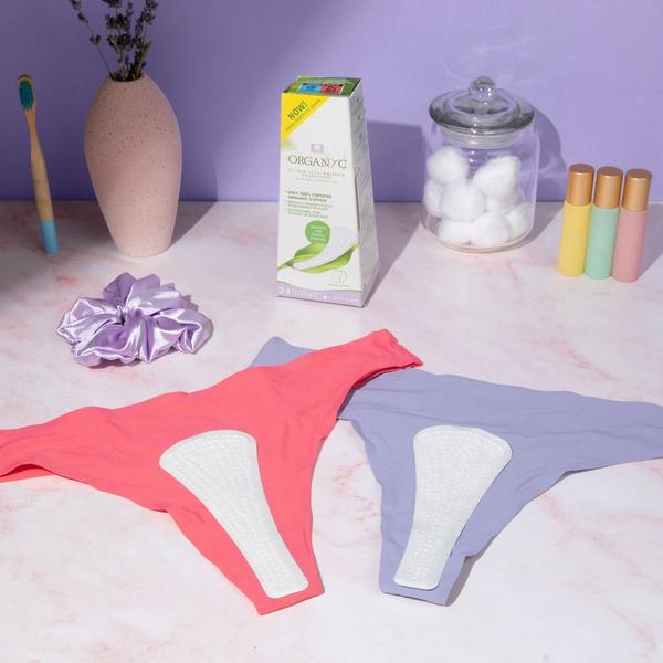 Organyc 100% Certified Organic Cotton Thong Panty Liners, Ultra Thin #6