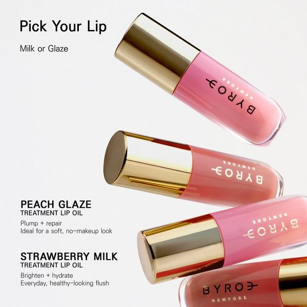 BYROE Peach Glaze Treatment Lip Oil #9