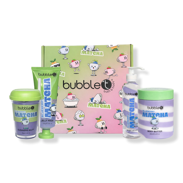 Bubble T Matcha Blueberry Gift Set #1