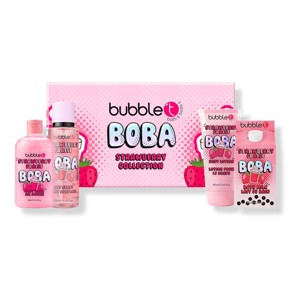 Bubble T Boba Strawberry Body Care Gift Set #1