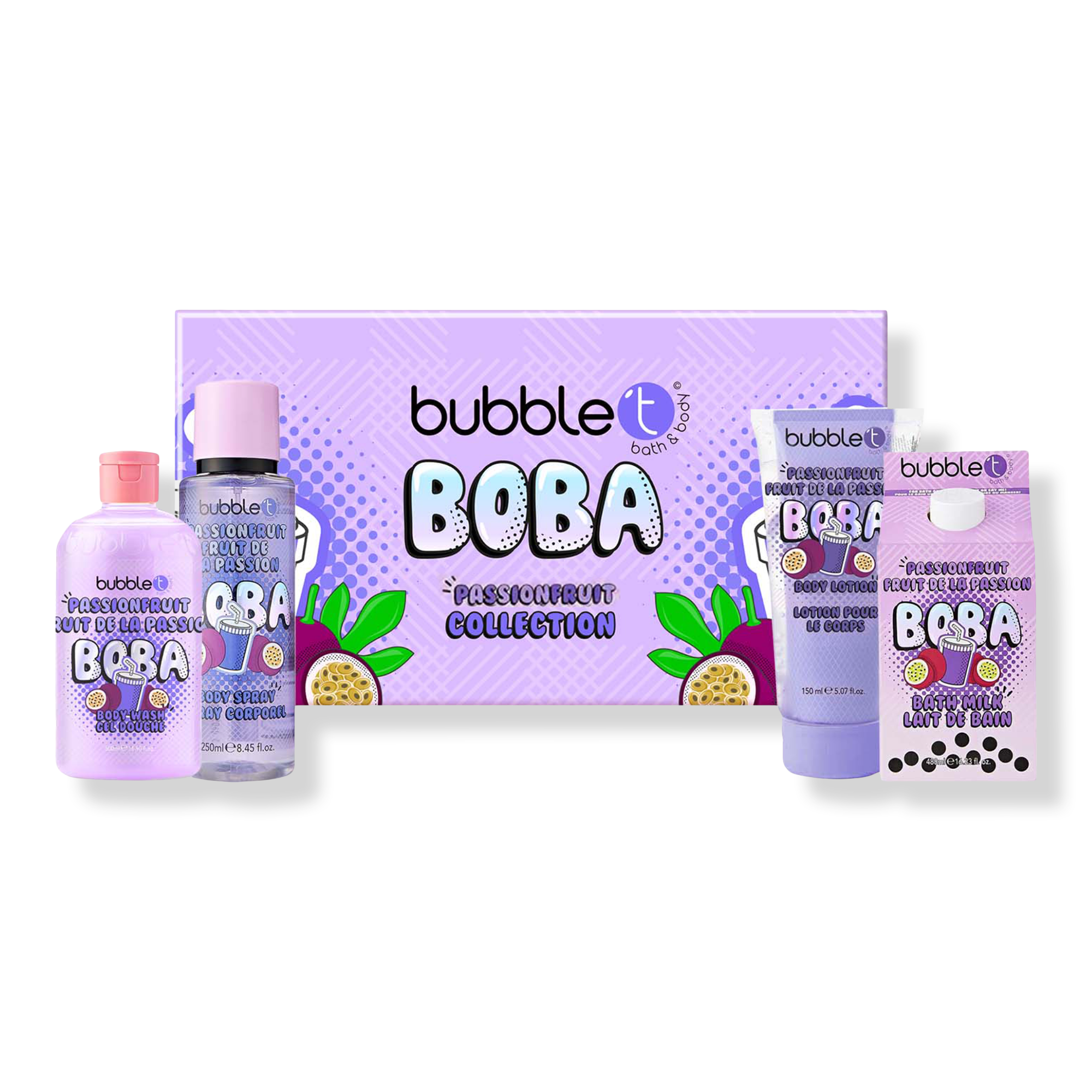 Bubble T Boba Passionfruit Body Care Gift Set #1