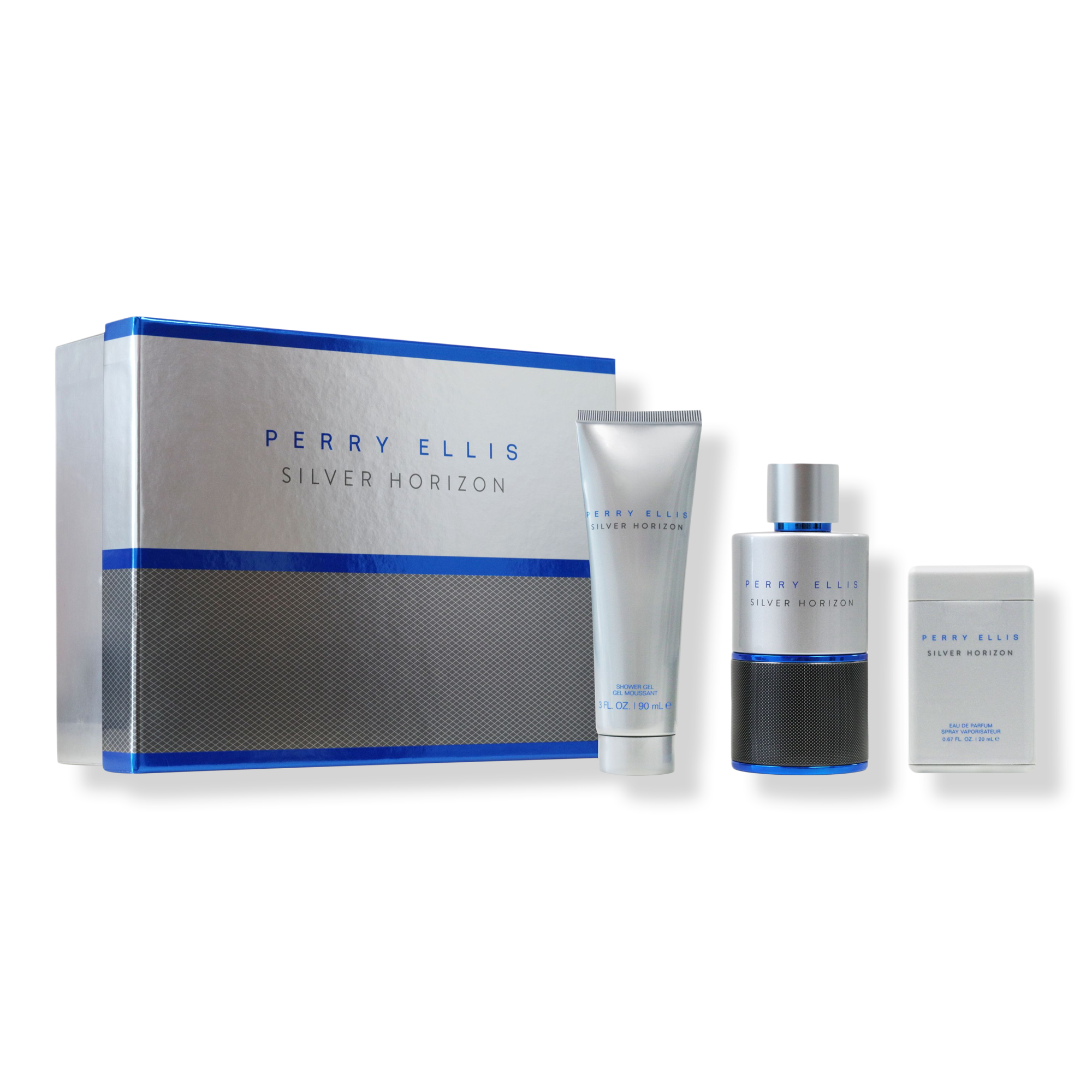 Perry Ellis Silver Horizon 3 Piece Gift Set #1
