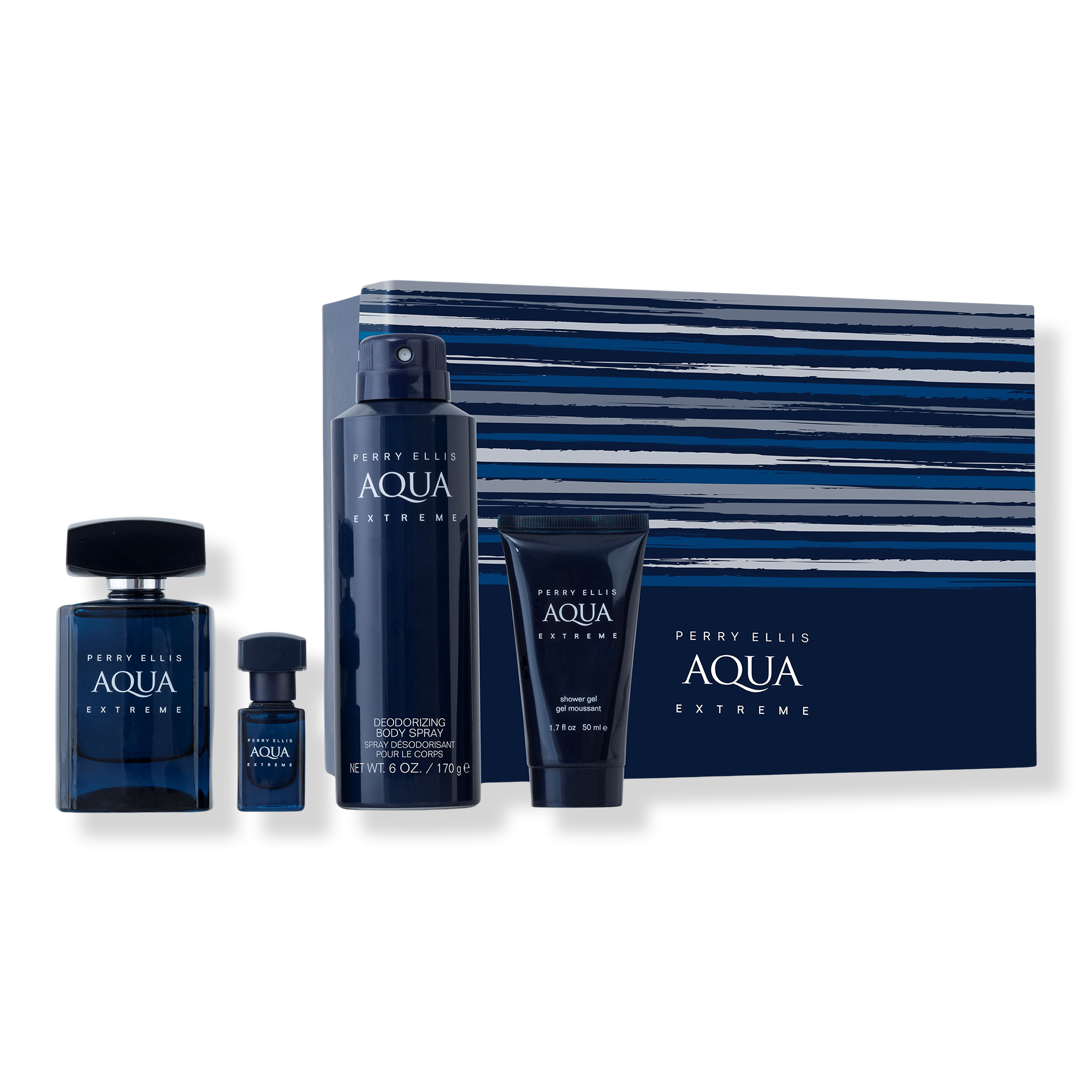 Perry Ellis Aqua Extreme 4 Piece Gift Set #1