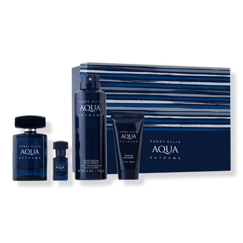 3H BEAUTY AQUA & GEL セット Perry Ellis - Aqua Extreme 4 Piece Gift Set | Ulta Beauty