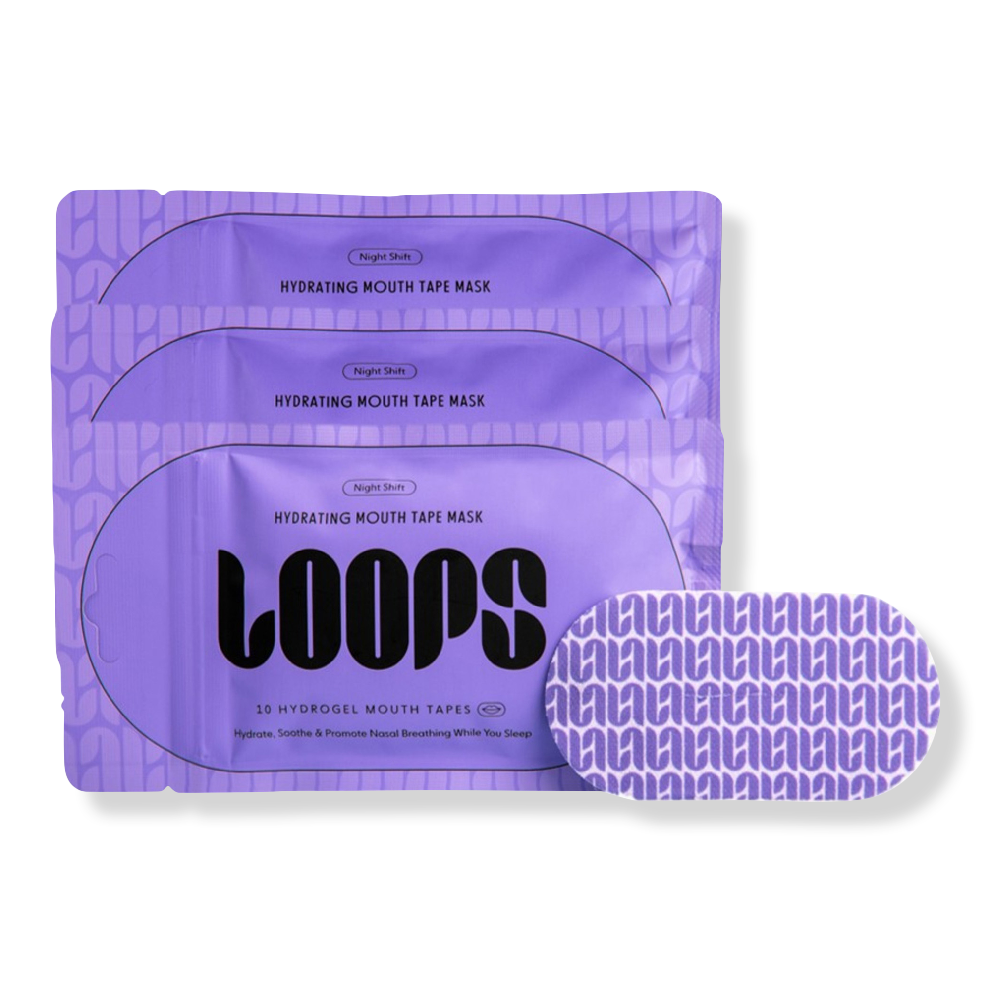 LOOPS Night Shift Hydrating Mouth Tape Mask #1