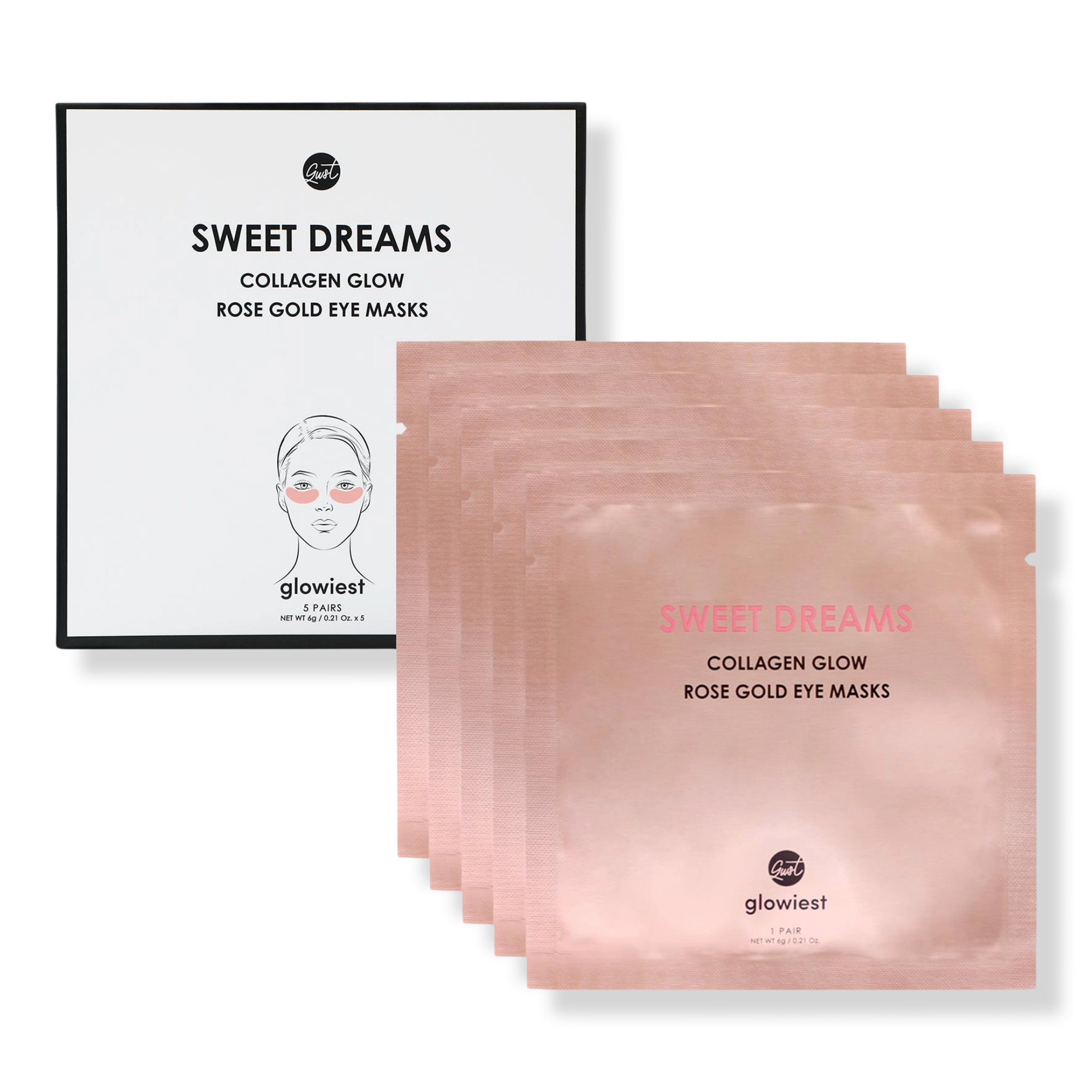 Glowiest Sweet Dreams Collagen Glow Eye Masks #1