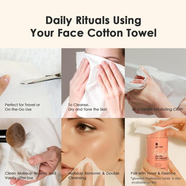 Glowiest Daily Rituals Facial Cotton Towels #2