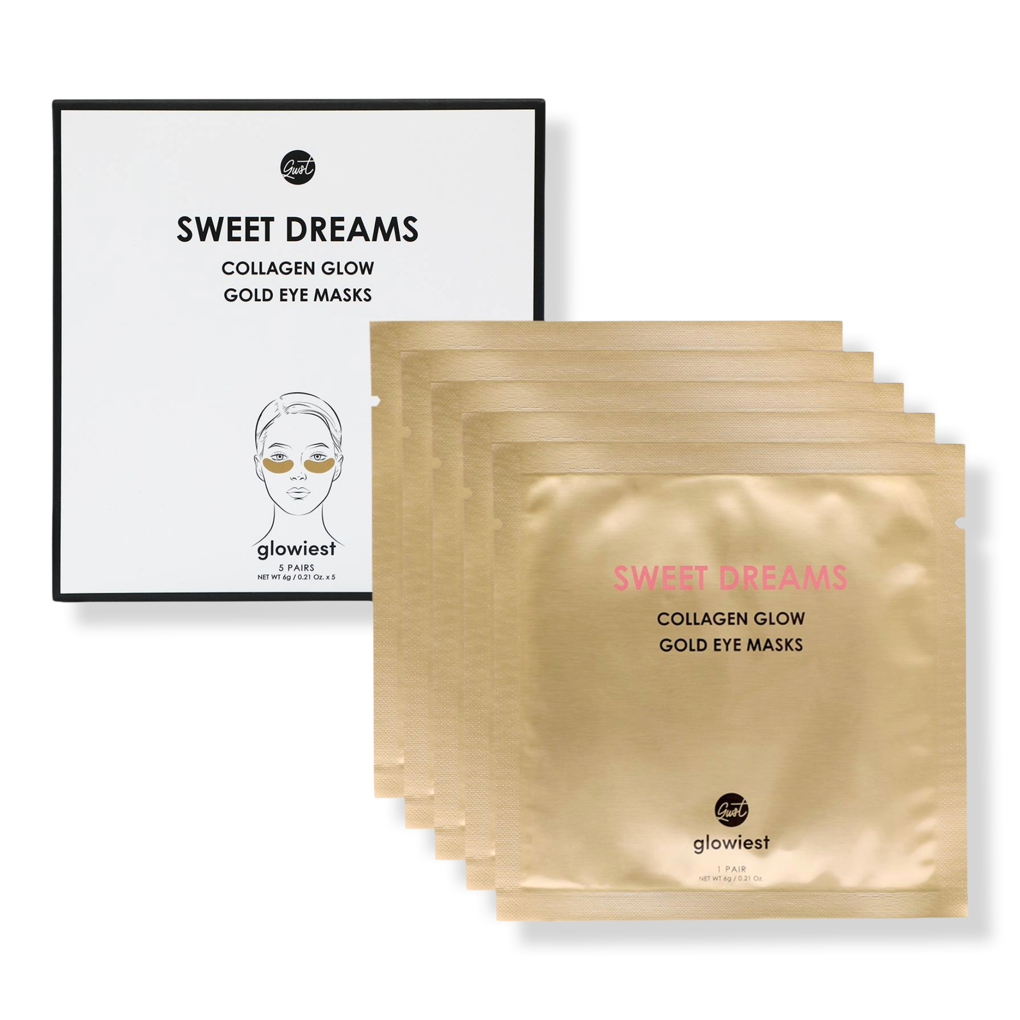Glowiest Sweet Dreams Collagen Glow Eye Masks #1