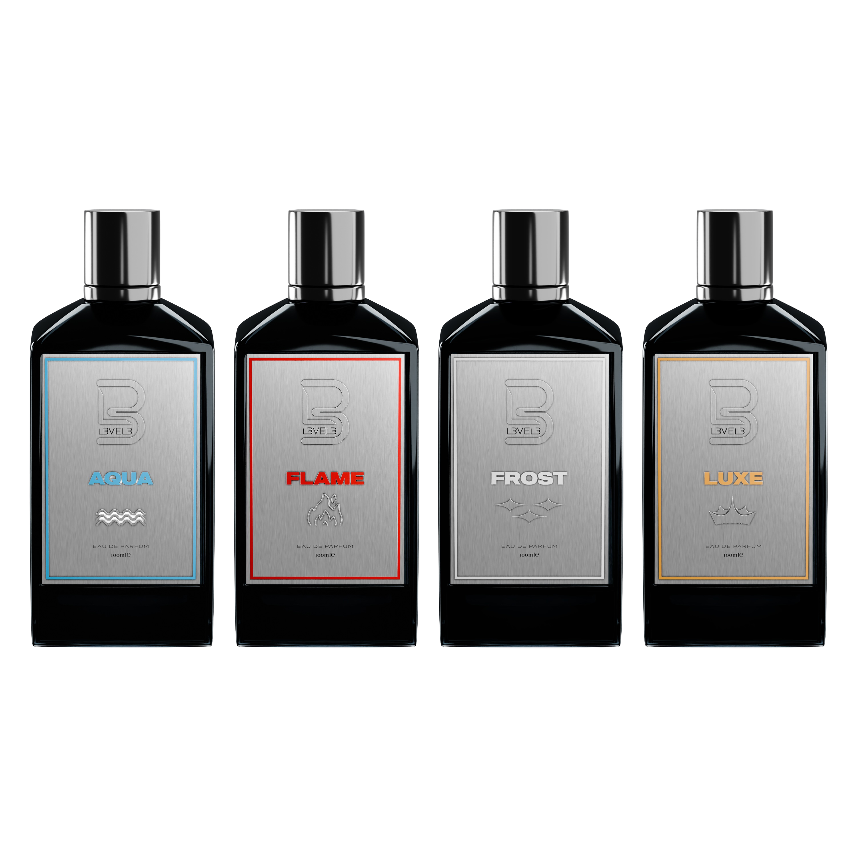 L3VEL3 Signature Fragrance Collection 4 Piece Eau de Parfum Set #1