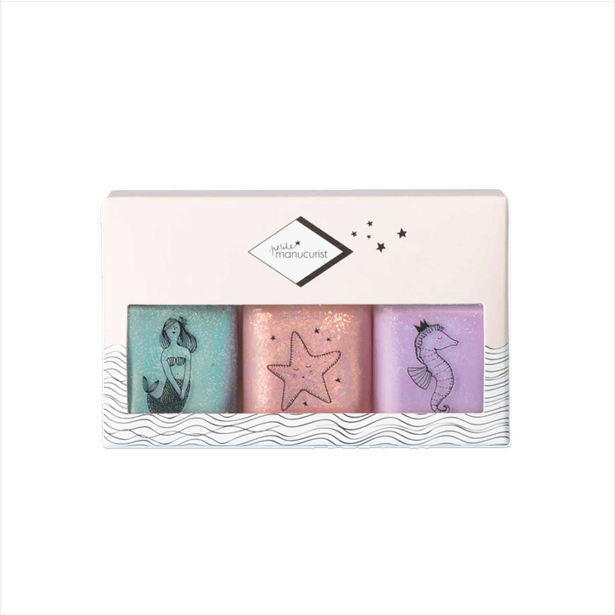 Manucurist Petite Bonnie Stella Janis Glitter Kids Nail Polish Set #1