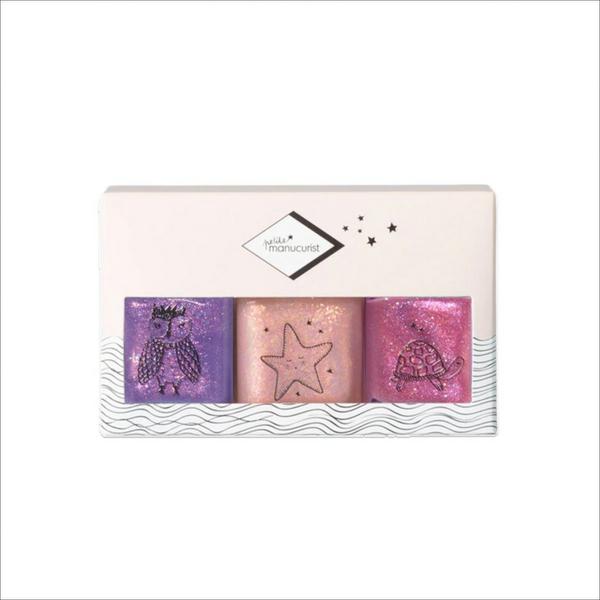 Manucurist Petite Betty Scarlett Stella Glitter Kids Nail Polish Set #1