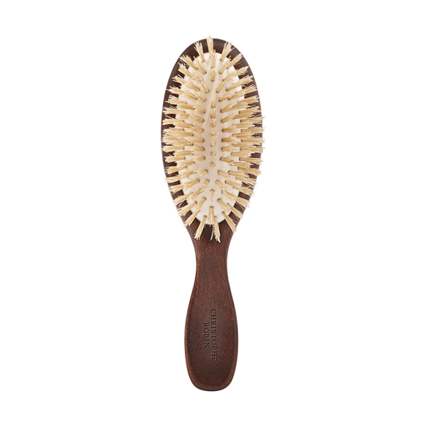 Christophe Robin Travel Hairbrush with Natural Boar-Bristle and Wood #1