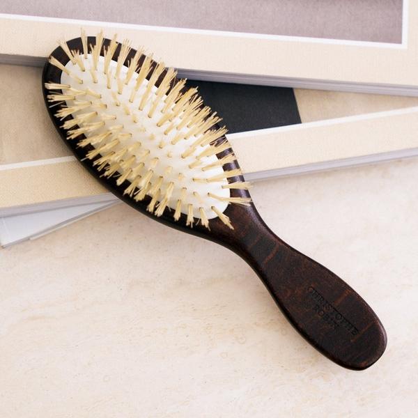 Christophe Robin Travel Hairbrush with Natural Boar-Bristle and Wood #4