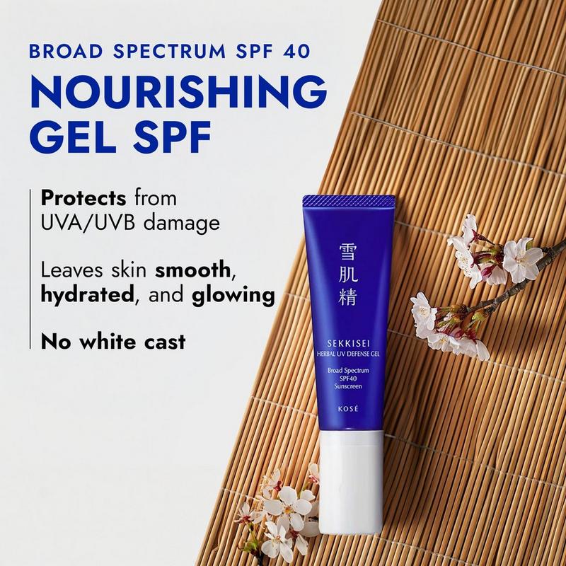 SEKKISEI - Herbal UV Defense Gel Broad Spectrum SPF 40 Sunscreen