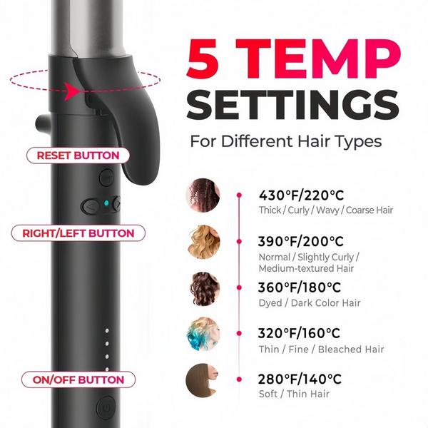 TYMO Beauty Ionic Rotating Curling lron #2