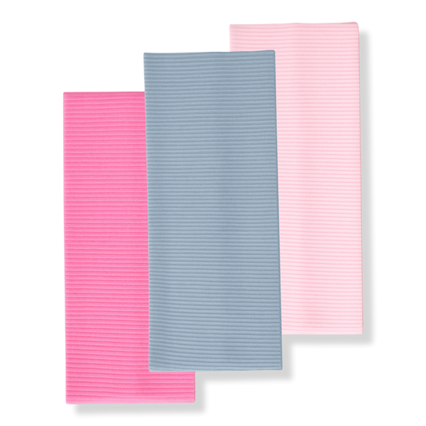 Pink Pewter Soft Stretch Ribbed Headband #1
