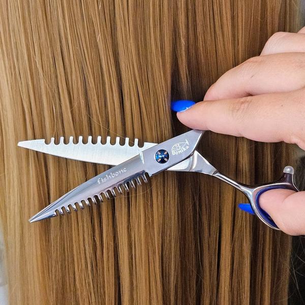 Bonika Shears Fishbone Razor Shears #2
