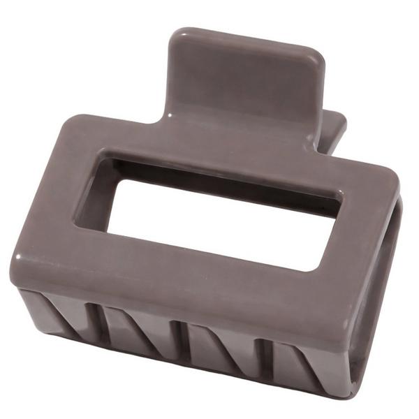 Pink Pewter Glossy Square Claw Hair Clips #3