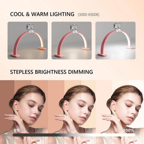 OmySalon Foldable Shadowless Half Moon LED Nail Lamp #4