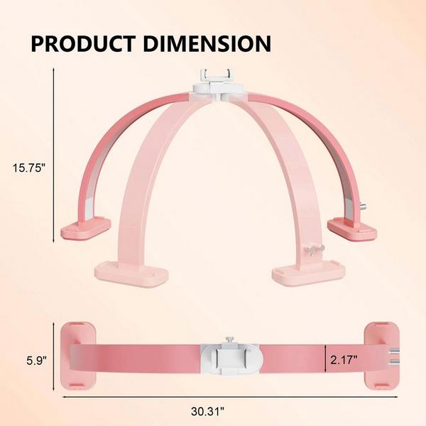 OmySalon Foldable Shadowless Half Moon LED Nail Lamp #5