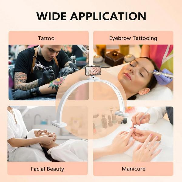 OmySalon Foldable Shadowless Half Moon LED Nail Lamp #7