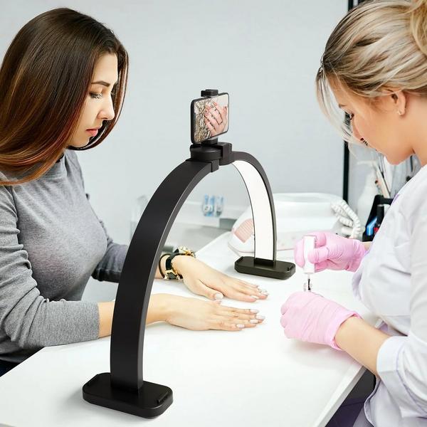 OmySalon Foldable Shadowless Half Moon LED Nail Lamp #3
